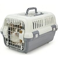 Amazon | N&S ペットキャリー Sサイズ グレー 犬 猫 うさぎ用 IATA基準